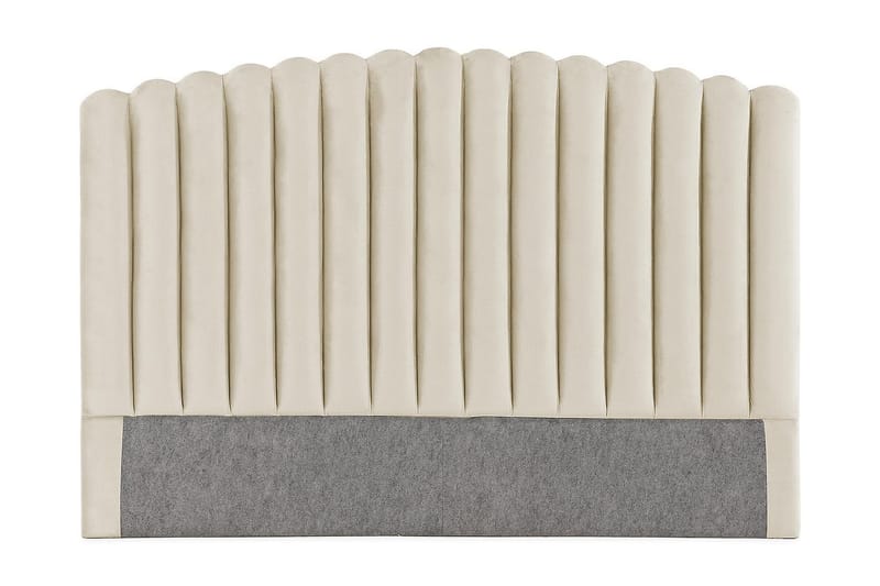Sänggavel Zehner 180 cm - Beige|Sammet - Möbler - Säng - Sängtillbehör & sänggavel - Sänggavel