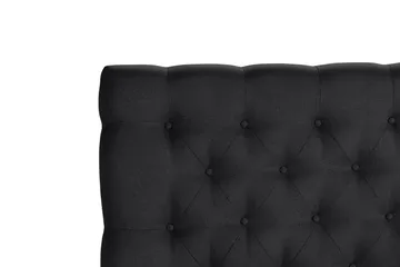 Scarlett Djuphäftad gavel 180 - Svart - Möbler - Säng - Sängtillbehör & sänggavel - Sänggavel