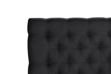 Scarlett Djuphäftad gavel 180 - Svart - Möbler - Säng - Sängtillbehör & sänggavel - Sänggavel