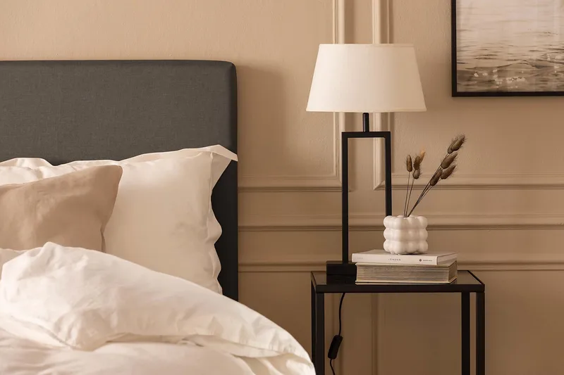 Scarlett Knappad gavel 120 - Mörkgrå - Möbler - Säng - Sängtillbehör & sänggavel - Sänggavel