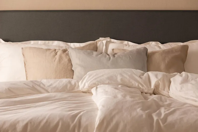 Scarlett Knappad gavel 120 - Mörkgrå - Möbler - Säng - Sängtillbehör & sänggavel - Sänggavel