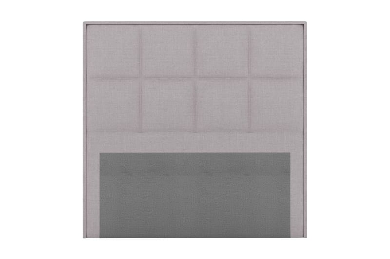 Select Rutig Sänggavel 160 cm, Ljusgrå