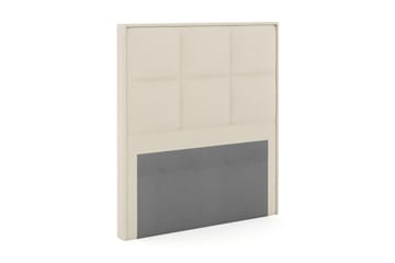 Select Sänggavel 120 cm Rutig - Beige - Möbler - Säng - Sängtillbehör & sänggavel - Sänggavel