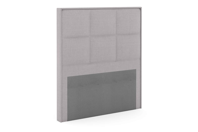 Select Sänggavel 120 cm Rutig - Ljusgrå - Möbler - Säng - Sängtillbehör & sänggavel - Sänggavel