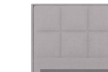 Select Sänggavel 120 cm Rutig - Ljusgrå - Möbler - Säng - Sängtillbehör & sänggavel - Sänggavel