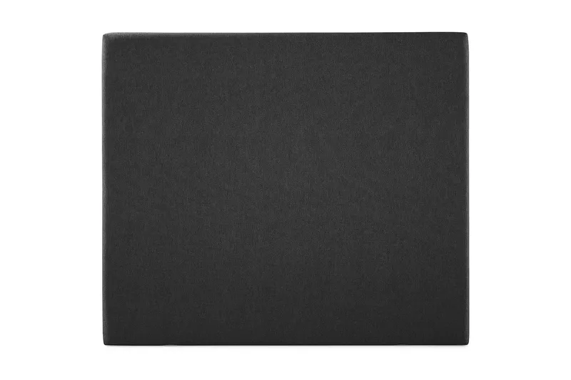 Slät Sänggavel Lucky 140 cm, Svart|Grå