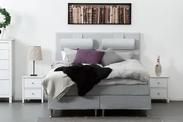 Slät Sänggavel Meja 180 Ljusgrå - Ljusgrå - Möbler - Säng - Sängtillbehör & sänggavel - Sänggavel