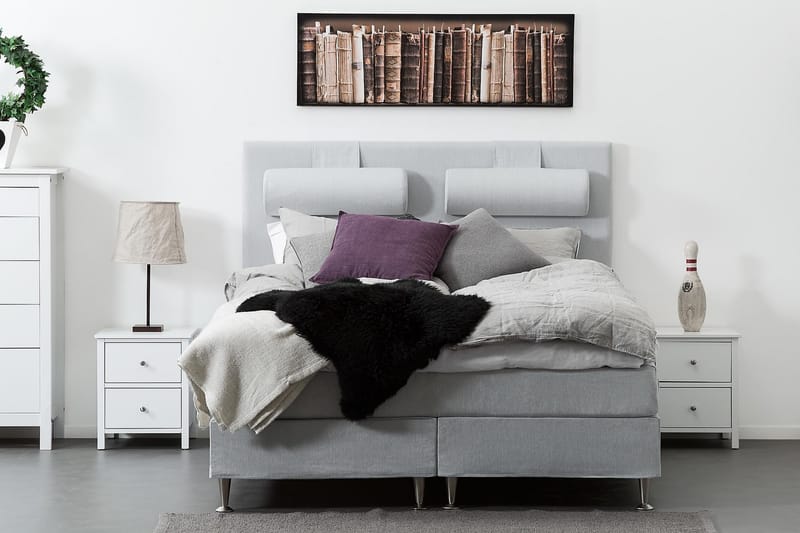 Slät Sänggavel Meja 180 Ljusgrå - Ljusgrå - Möbler - Säng - Sängtillbehör & sänggavel - Sänggavel