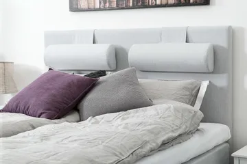 Slät Sänggavel Meja 180 Ljusgrå - Ljusgrå - Möbler - Säng - Sängtillbehör & sänggavel - Sänggavel