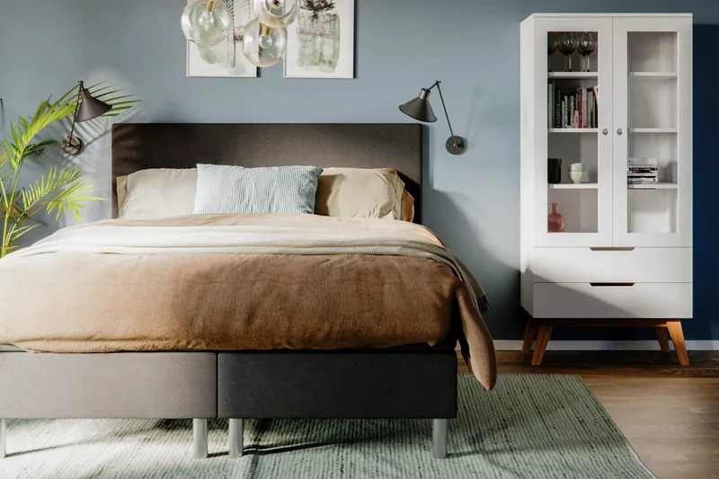 Sleepy Sänggavel 160 cm - Svart - Möbler - Säng - Sängtillbehör & sänggavel - Sänggavel