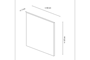 Sänggavel Sudamal Beige - 92 x 7 x 97 cm - Möbler - Säng - Sängtillbehör & sänggavel - Sänggavel