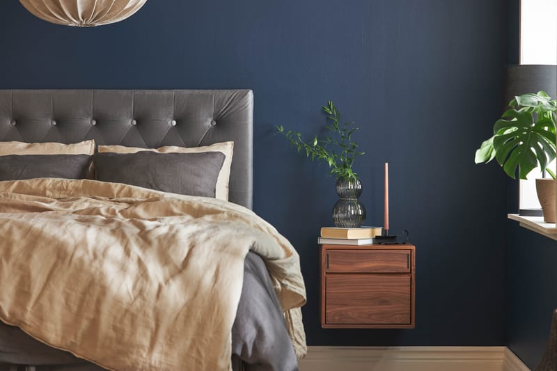 Taston Sänggavel 141x61 cm - Grå - Möbler - Säng - Sängtillbehör & sänggavel - Sänggavel