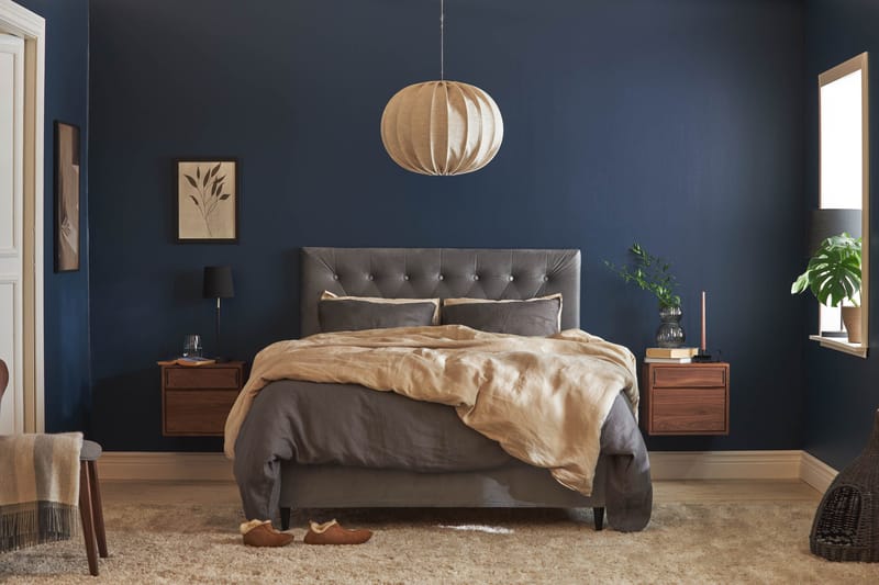 Wall Sänggavel 141x61 cm - Grå - Möbler - Säng - Sängtillbehör & sänggavel - Sänggavel