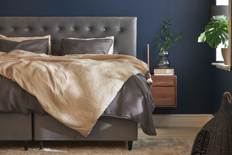 Wall Sänggavel 181x61 cm - Grå - Möbler - Säng - Sängtillbehör & sänggavel - Sänggavel