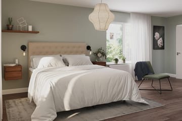 Sänggavel Wega 105 cm - Beige - Möbler - Säng - Sängtillbehör & sänggavel - Sänggavel