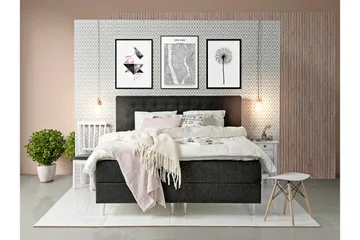 Wynne Sänggavel 160 cm - Svart - Möbler - Säng - Sängtillbehör & sänggavel - Sänggavel