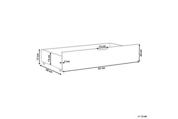 Sänglåda Rumilly Grå - Grå - Möbler - Säng - Sängtillbehör & sänggavel - Sängförvaring