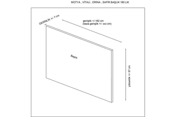 Sonyi Sänggavel 97 cm - Antracit - Möbler - Säng - Sängtillbehör & sänggavel - Sänggavel