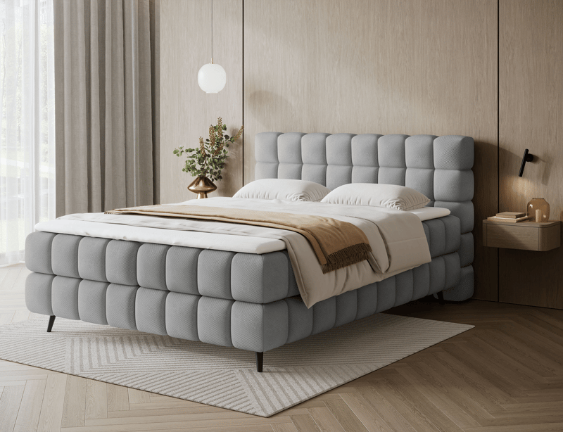 Sabeno Sängpaket Bubblig Kontinentalsäng med förvaring 140x200 cm - Calmora 04 - Möbler - Säng - Kontinentalsäng