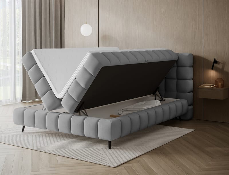 Sabeno Sängpaket Bubblig Kontinentalsäng med förvaring 140x200 cm - Calmora 04 - Möbler - Säng - Kontinentalsäng