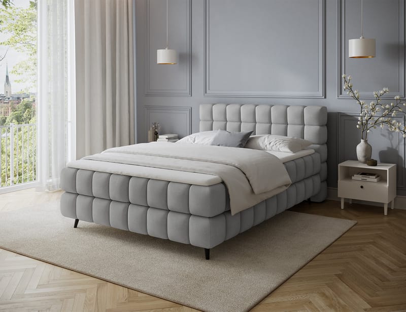 Sabeno Sängpaket Bubblig Kontinentalsäng med förvaring 140x200 cm - Calmora 04 - Möbler - Säng - Kontinentalsäng