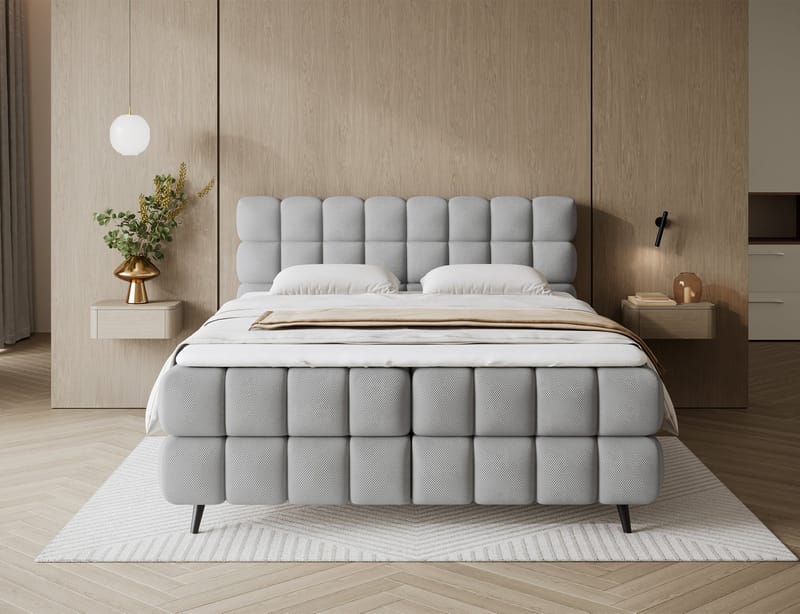 Sabeno Sängpaket Bubblig Kontinentalsäng med förvaring 140x200 cm - Calmora 04 - Möbler - Säng - Kontinentalsäng