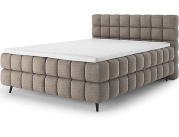 Sabeno Sängpaket Bubblig Kontinentalsäng med förvaring 140x200 cm - svart - Möbler - Säng - Kontinentalsäng