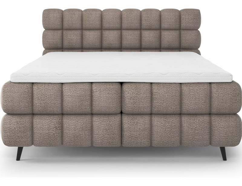 Sabeno Sängpaket Bubblig Kontinentalsäng med förvaring 140x200 cm - svart - Möbler - Säng - Kontinentalsäng