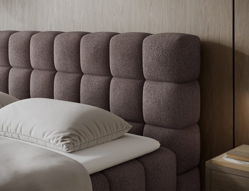 Sabeno Sängpaket Bubblig Kontinentalsäng med förvaring 140x200 cm - Tonall 22 - Möbler - Säng - Kontinentalsäng