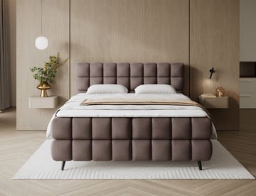 Sabeno Sängpaket Bubblig Kontinentalsäng med förvaring 140x200 cm - Tonall 22 - Möbler - Säng - Kontinentalsäng