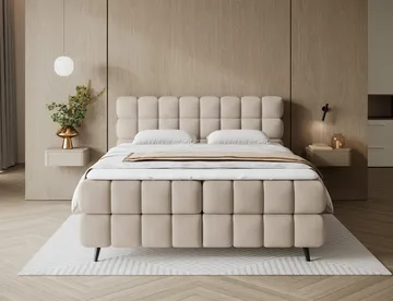 Sabeno Sängpaket Bubblig Kontinentalsäng med förvaring 160x200 cm - Calmora 18 - Möbler - Säng - Kontinentalsäng