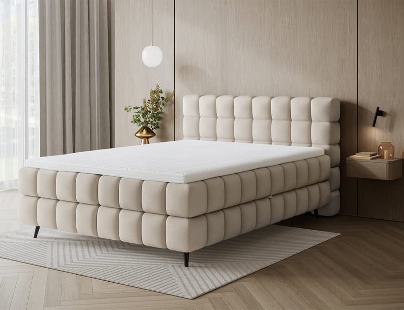 Sabeno Sängpaket Bubblig Kontinentalsäng med förvaring 160x200 cm - Calmora 18 - Möbler - Säng - Kontinentalsäng