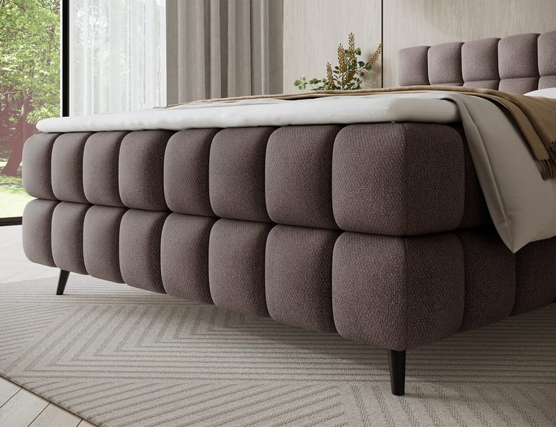 Sabeno Sängpaket Bubblig Kontinentalsäng med förvaring 160x200 cm - Tonall 22 - Möbler - Säng - Kontinentalsäng