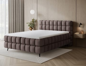 Sabeno Sängpaket Bubblig Kontinentalsäng med förvaring 160x200 cm - Tonall 22 - Möbler - Säng - Kontinentalsäng