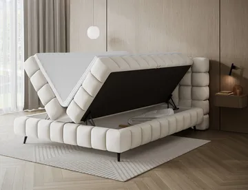 Sabeno Sängpaket Bubblig Kontinentalsäng med förvaring 180x200 cm - svart - Möbler - Säng - Kontinentalsäng