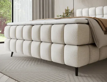 Sabeno Sängpaket Bubblig Kontinentalsäng med förvaring 180x200 cm - svart - Möbler - Säng - Kontinentalsäng