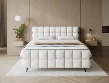 Sabeno Sängpaket Bubblig Kontinentalsäng med förvaring 180x200 cm - svart - Möbler - Säng - Kontinentalsäng