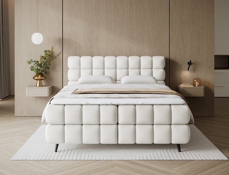 Sabeno Sängpaket Bubblig Kontinentalsäng med förvaring 180x200 cm - svart - Möbler - Säng - Kontinentalsäng
