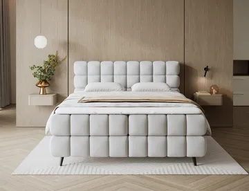 Sabeno Sängpaket Bubblig Kontinentalsäng med förvaring 180x200 cm - Tonall 03 - Möbler - Säng - Kontinentalsäng