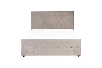 Saleux Sängram 140x200 cm - Taupe - Möbler - Säng - Säng med förvaring