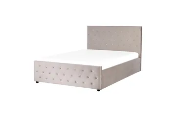 Saleux Sängram 140x200 cm - Taupe - Möbler - Säng - Säng med förvaring