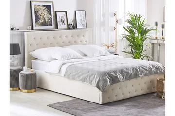 Saleux Sängram 180x200 cm - Beige - Möbler - Säng - Säng med förvaring