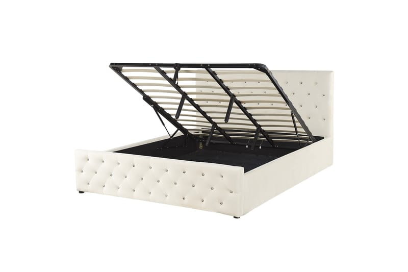 Saleux Sängram 180x200 cm - Beige - Möbler - Säng - Säng med förvaring