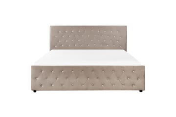 Saleux Sängram 180x200 cm - Taupe - Möbler - Säng - Säng med förvaring