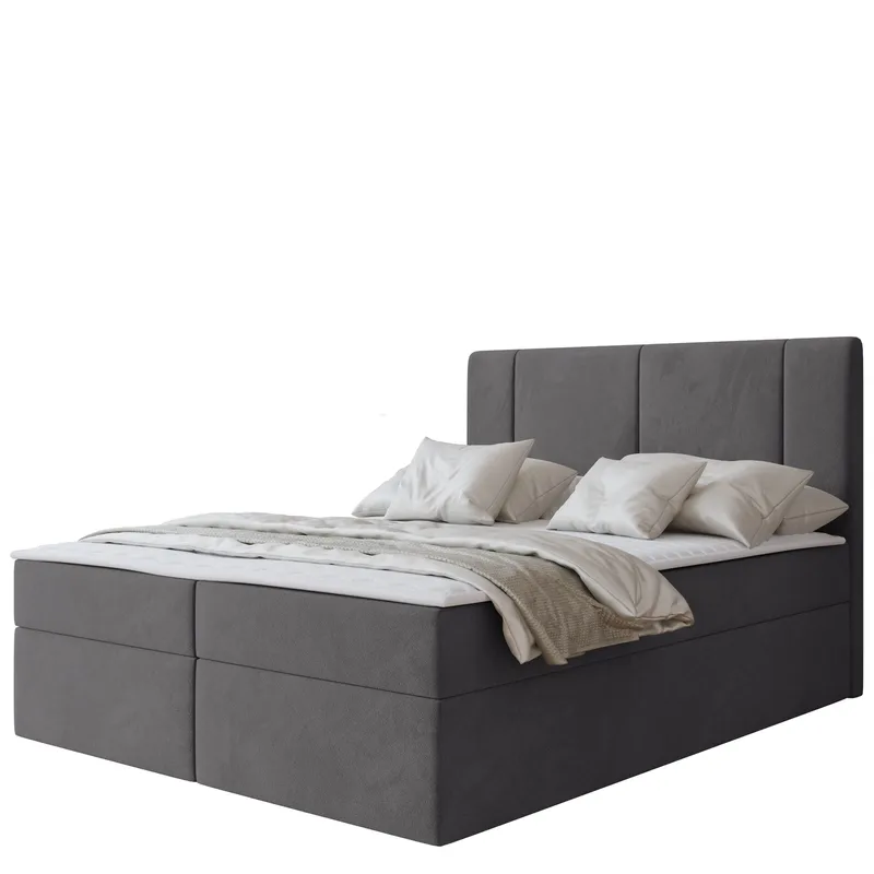 Salricus Sängpaket Kontinentalsäng 180x200 cm med Förvaring