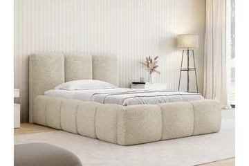 Salvenor Sängram med Förvaring 90x200 cm - Beige - Möbler - Säng - Sängram & sängstomme