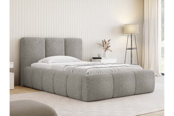 Salvenor Sängram med Förvaring 90x200 cm - Grå - Möbler - Säng - Sängram & sängstomme