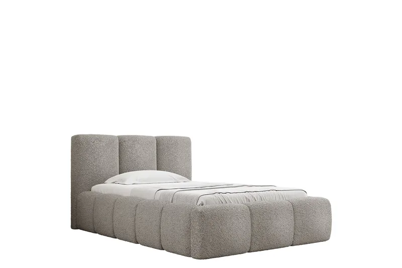 Salvenor Sängram med Förvaring 90x200 cm, Grå