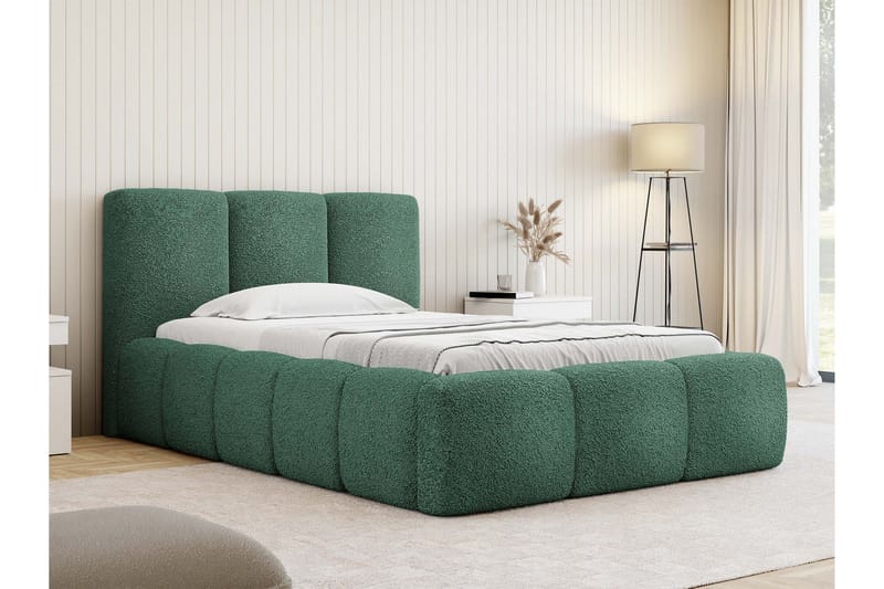 Salvenor Sängram med F örvaring 90x200 cm - Grön - Möbler - Säng - Sängram & sängstomme