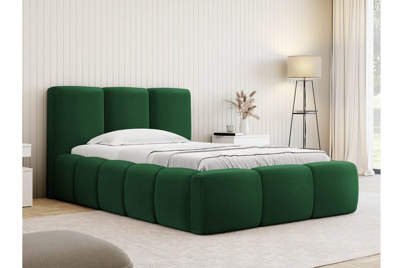 Salvenor Sängram med F örvaring 90x200 cm - Grön - Möbler - Säng - Sängram & sängstomme